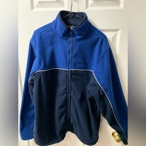 Vintage Old Navy Blue Fleece Zip Up Size L